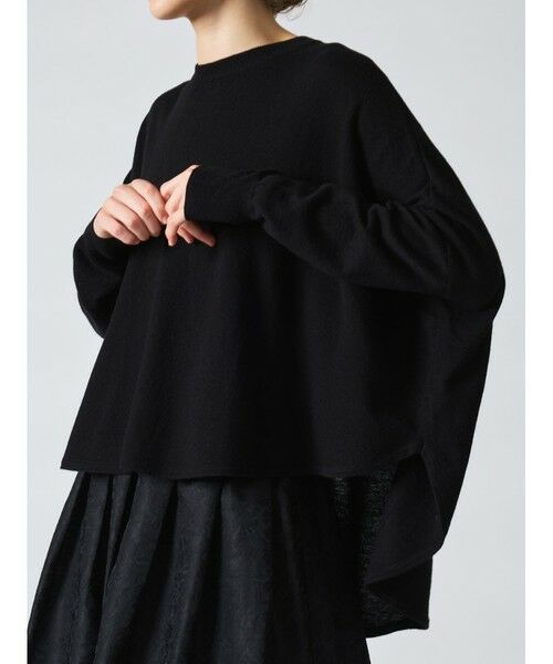 mizuiro ind / ミズイロインド ニット・セーター | mizuiro ind フロントシームコクーンプルオーバー | 詳細13