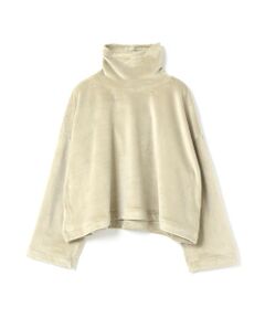 mizuiro ind / ミズイロインド カットソー | mizuiro ind ブラッシュドハイネックショートプルオーバー