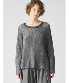 mizuiro ind / ミズイロインド ニット・セーター | mizuiro ind フレアショートプルオーバー