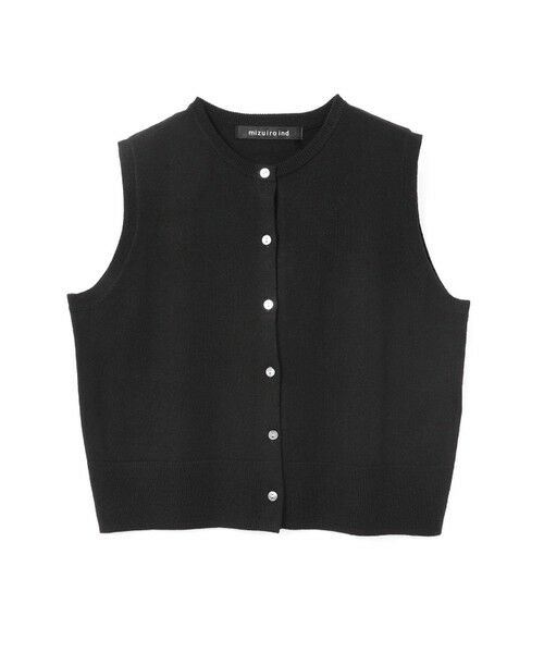 mizuiro ind / ミズイロインド ベスト | mizuiro ind クルーネックショートベスト | 詳細2