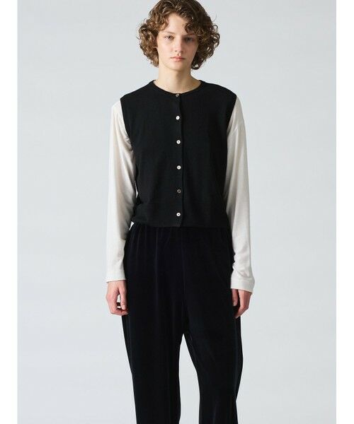 mizuiro ind / ミズイロインド ベスト | mizuiro ind クルーネックショートベスト | 詳細5