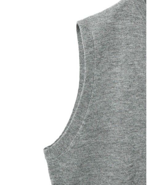 mizuiro ind / ミズイロインド ベスト | mizuiro ind クルーネックショートベスト | 詳細12