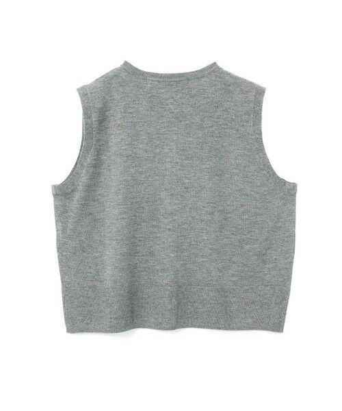 mizuiro ind / ミズイロインド ベスト | mizuiro ind クルーネックショートベスト | 詳細14