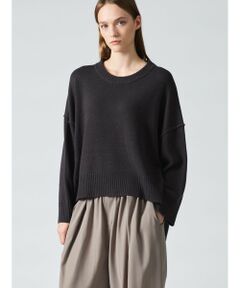 mizuiro ind / ミズイロインド ニット・セーター | mizuiro ind クルーネックワイドプルオーバー