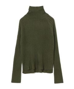 mizuiro ind / ミズイロインド ニット・セーター | mizuiro ind ワイドリブタートルネックプルオーバー