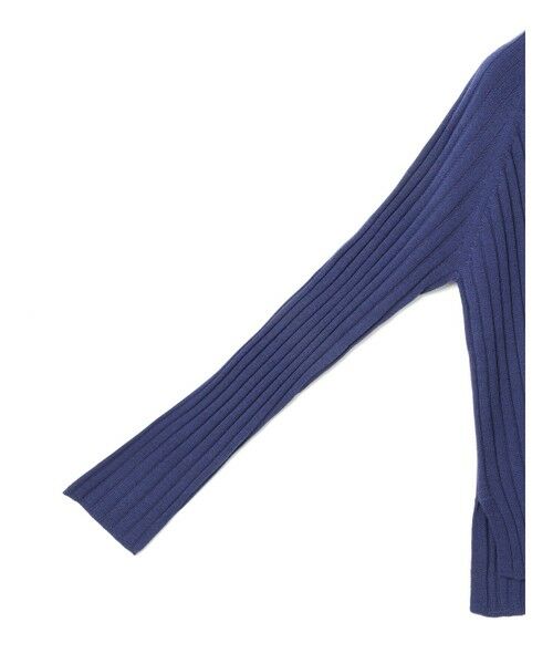 mizuiro ind / ミズイロインド ニット・セーター | mizuiro ind ワイドリブタートルネックプルオーバー | 詳細4