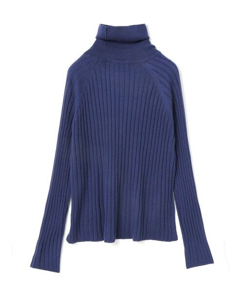 mizuiro ind / ミズイロインド ニット・セーター | mizuiro ind ワイドリブタートルネックプルオーバー | 詳細7
