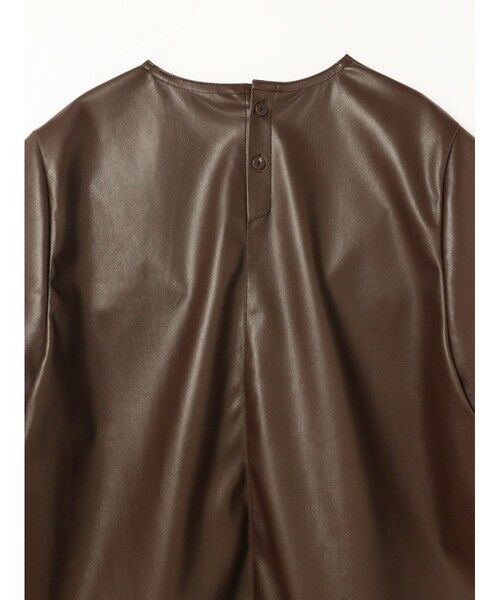 mizuiro ind / ミズイロインド カットソー | mizuiro ind イミテーションレザークルーネックプルオーバー | 詳細7