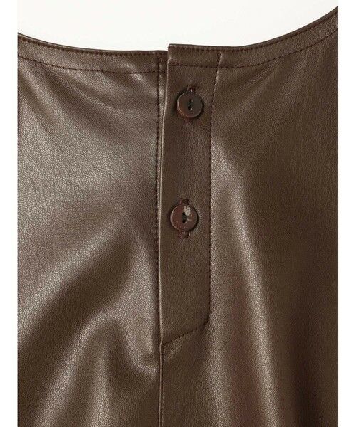 mizuiro ind / ミズイロインド カットソー | mizuiro ind イミテーションレザークルーネックプルオーバー | 詳細8