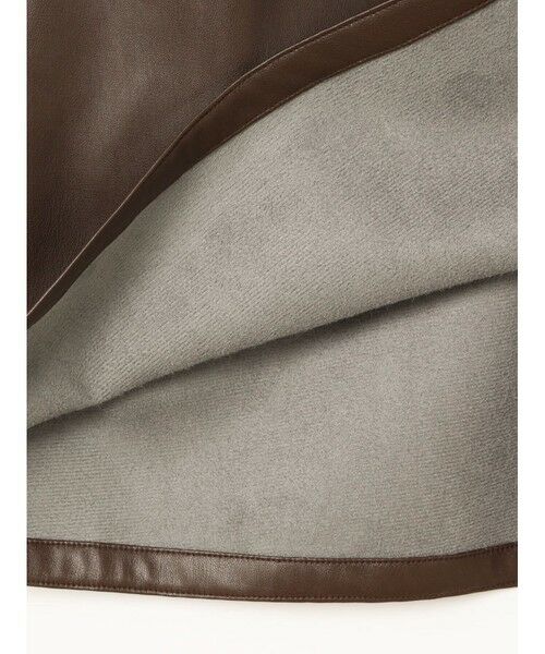 mizuiro ind / ミズイロインド カットソー | mizuiro ind イミテーションレザークルーネックプルオーバー | 詳細9