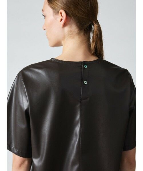 mizuiro ind / ミズイロインド カットソー | mizuiro ind イミテーションレザークルーネックプルオーバー | 詳細18