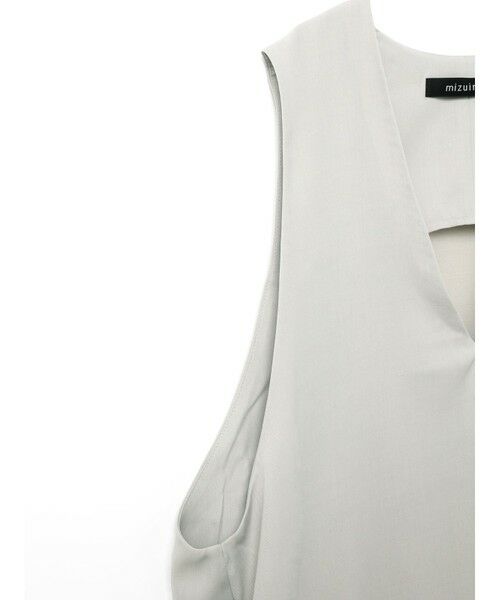 mizuiro ind / ミズイロインド ベスト | mizuiro ind T/WツイルVネックベスト | 詳細14