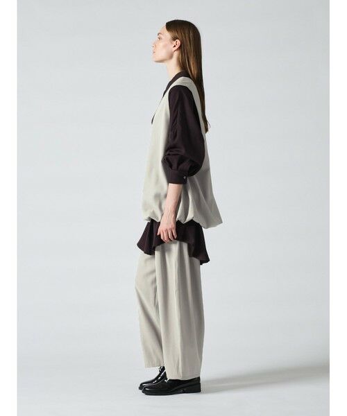 mizuiro ind / ミズイロインド ベスト | mizuiro ind T/WツイルVネックベスト | 詳細8