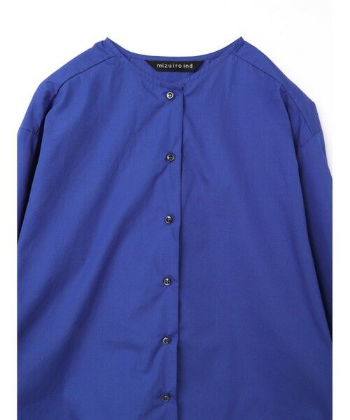 mizuiro ind / ミズイロインド シャツ・ブラウス | mizuiro ind ロールタイシャツ | 詳細2