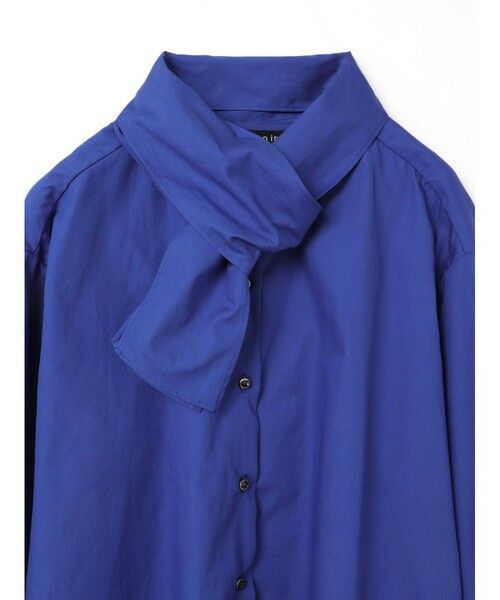 mizuiro ind / ミズイロインド シャツ・ブラウス | mizuiro ind ロールタイシャツ | 詳細4