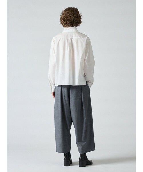 mizuiro ind / ミズイロインド シャツ・ブラウス | mizuiro ind ロールタイシャツ | 詳細20