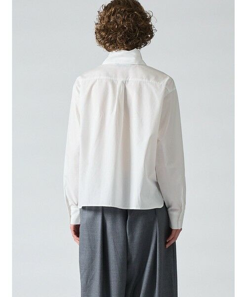 mizuiro ind / ミズイロインド シャツ・ブラウス | mizuiro ind ロールタイシャツ | 詳細17