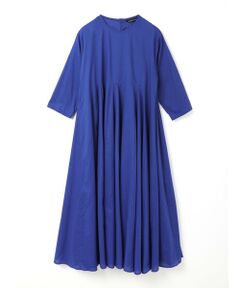 mizuiro ind / ミズイロインド ロング・マキシ丈ワンピース | mizuiro ind クルーネックボリュームフレアワンピース