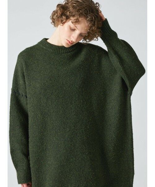 mizuiro ind / ミズイロインド ニット・セーター | mizuiro ind クルーネックハンドステッチワンピース | 詳細5