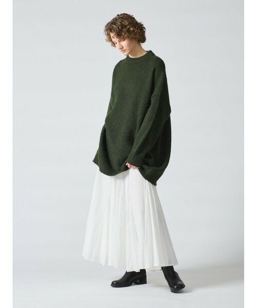 mizuiro ind / ミズイロインド ニット・セーター | mizuiro ind クルーネックハンドステッチワンピース | 詳細6