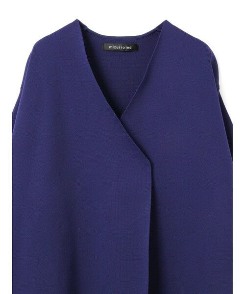 mizuiro ind / ミズイロインド カーディガン・ボレロ | mizuiro ind Vネックニットジャケット | 詳細4