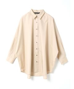 mizuiro ind / ミズイロインド シャツ・ブラウス | mizuiro ind コットンブロードワイドシャツ