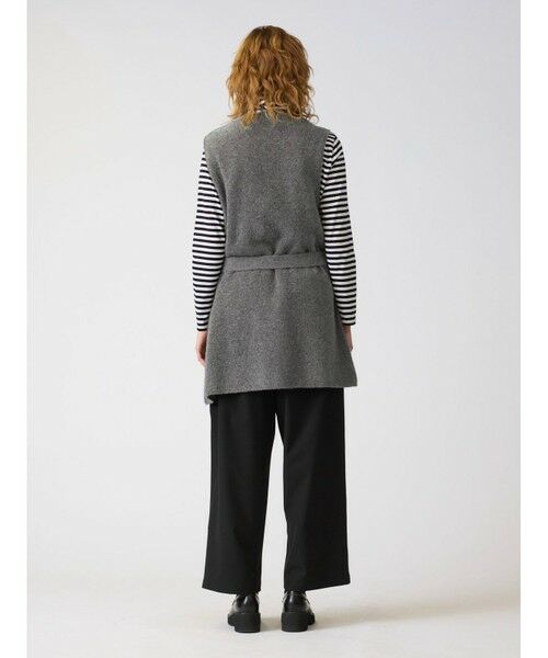 mizuiro ind / ミズイロインド ドレス | mizuiro ind ベルト付きVネックジレ | 詳細10