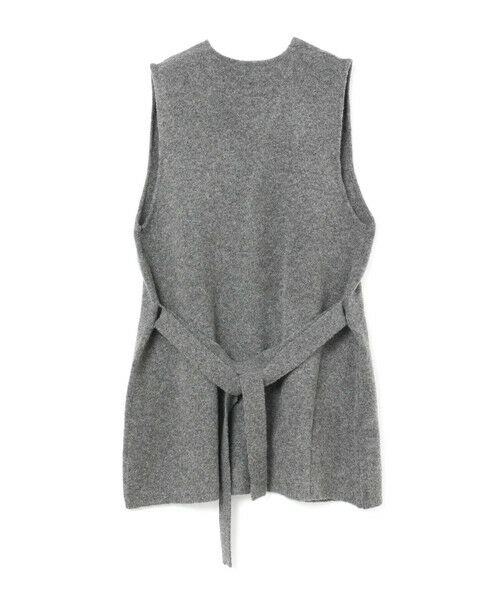 mizuiro ind / ミズイロインド ドレス | mizuiro ind ベルト付きVネックジレ | 詳細20