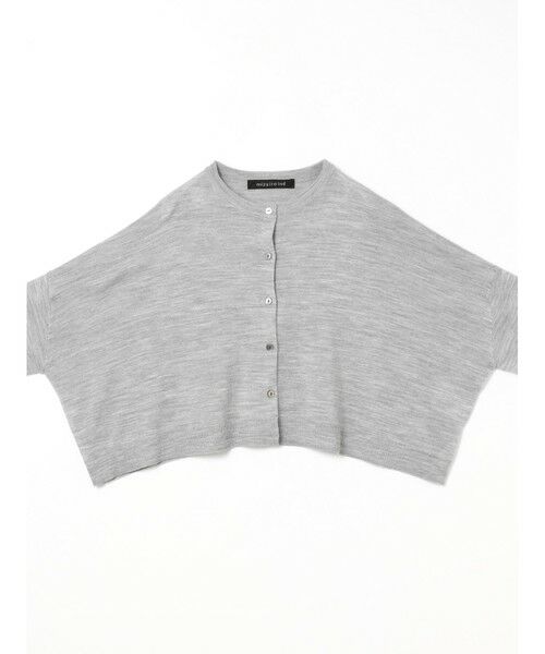 mizuiro ind / ミズイロインド カーディガン・ボレロ | mizuiro ind クルーネックショートカーディガン | 詳細4