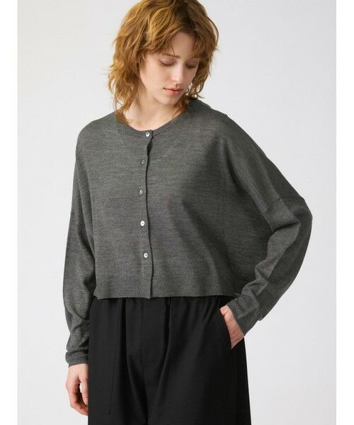 mizuiro ind / ミズイロインド カーディガン・ボレロ | mizuiro ind クルーネックショートカーディガン | 詳細14