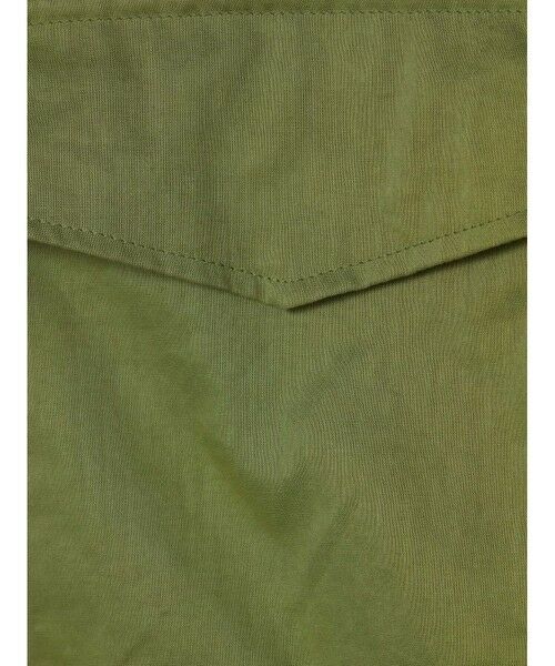 mizuiro ind / ミズイロインド シャツ・ブラウス | mizuiro ind シアーミリタリーシャツ | 詳細2