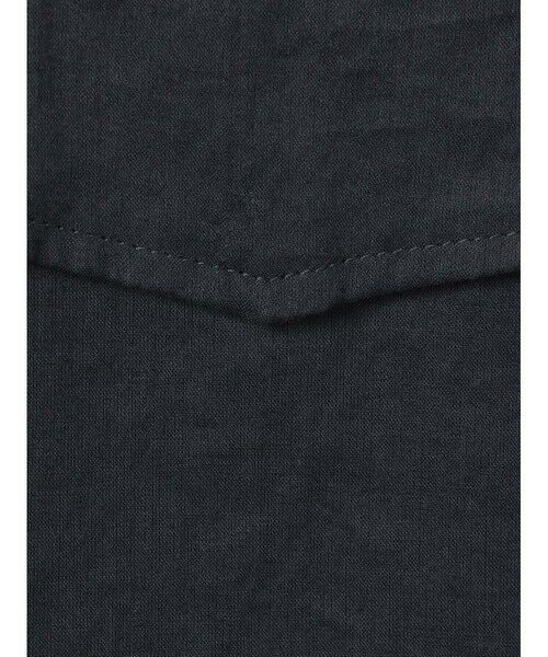 mizuiro ind / ミズイロインド シャツ・ブラウス | mizuiro ind シアーミリタリーシャツ | 詳細4