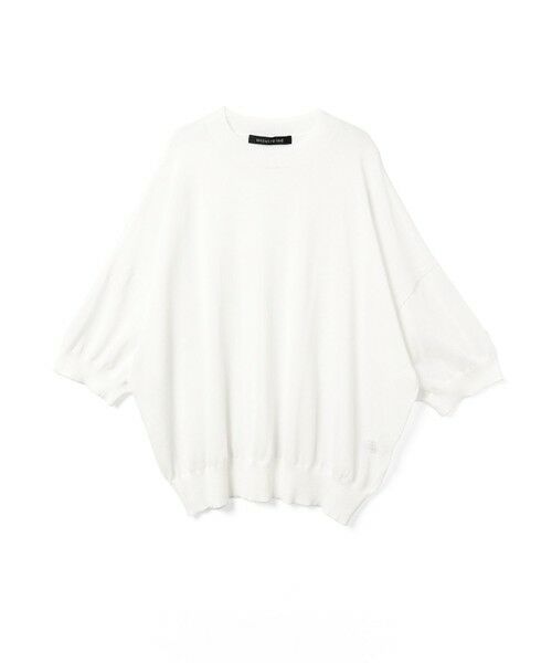 mizuiro ind/ミズイロインド mizuiro ind クルーネックワイドプルオーバー オフホワイト(color11) FREE mizuiro ind/ミズイロインド mizuiro ind クルーネックワイドプルオーバー オフホワイト(color11) FREE