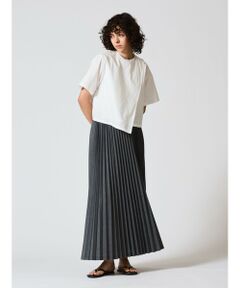 mizuiro ind / ミズイロインド ミニ・ひざ丈スカート | mizuiro ind プリーツロングスカート