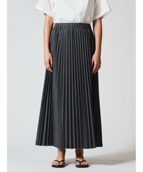 mizuiro ind / ミズイロインド ミニ・ひざ丈スカート | mizuiro ind プリーツロングスカート | 詳細11