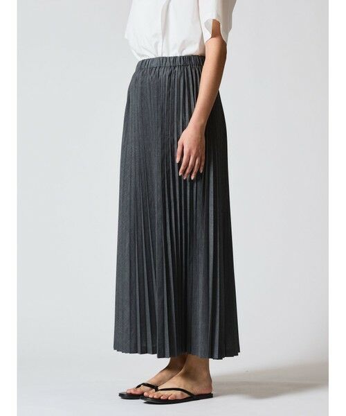 mizuiro ind / ミズイロインド ミニ・ひざ丈スカート | mizuiro ind プリーツロングスカート | 詳細12