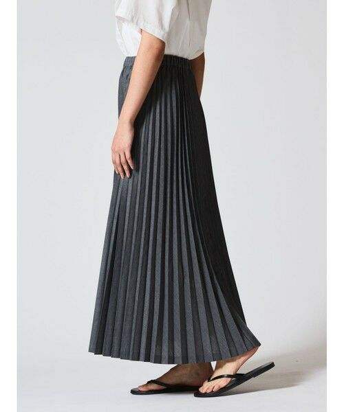 mizuiro ind / ミズイロインド ミニ・ひざ丈スカート | mizuiro ind プリーツロングスカート | 詳細13