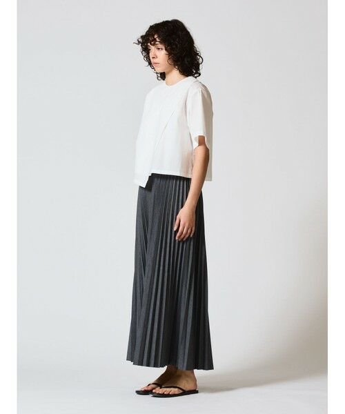 mizuiro ind / ミズイロインド ミニ・ひざ丈スカート | mizuiro ind プリーツロングスカート | 詳細8