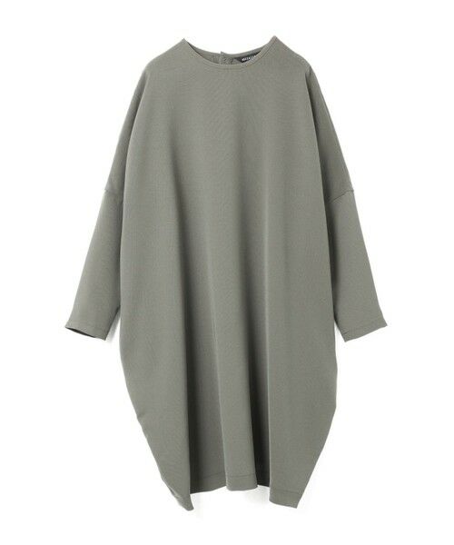 mizuiro ind/ミズイロインド mizuiro ind コクーンワイドワンピース カーキグレー(color24) FREE mizuiro ind/ミズイロインド mizuiro ind コクーンワイドワンピース カーキグレー(color24) FREE