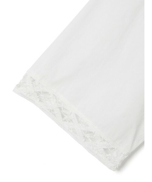 mizuiro ind / ミズイロインド シャツ・ブラウス | mizuiro ind バテンレースワイドシャツ | 詳細1