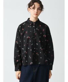 mizuiro ind / ミズイロインド シャツ・ブラウス | mizuiro ind スモールフラワープリントシャツ