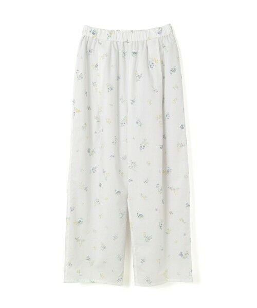 mizuiro ind/ミズイロインド mizuiro ind スモールフラワープリントパンツ オフホワイト(color11) FREE mizuiro ind/ミズイロインド mizuiro ind スモールフラワープリントパンツ オフホワイト(color11) FREE