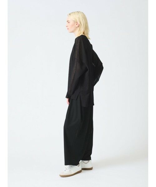 セール】 mizuiro ind ワッシャーボイルクルーネックワイドプル