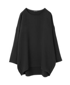 mizuiro ind / ミズイロインド カットソー | mizuiro ind ジョーゼットボートネックコクーンプルオーバー