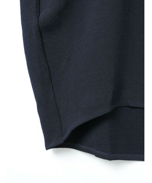 mizuiro ind / ミズイロインド カットソー | mizuiro ind ジョーゼットボートネックコクーンプルオーバー | 詳細5