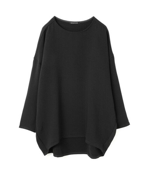 mizuiro ind/ミズイロインド mizuiro ind ジョーゼットボートネックコクーンプルオーバー ブラック(color99) FREE mizuiro ind/ミズイロインド mizuiro ind ジョーゼットボートネックコクーンプルオーバー ブラック(color99) FREE