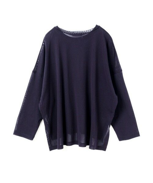 セール】 mizuiro ind メッシュロングスリーブワイドT