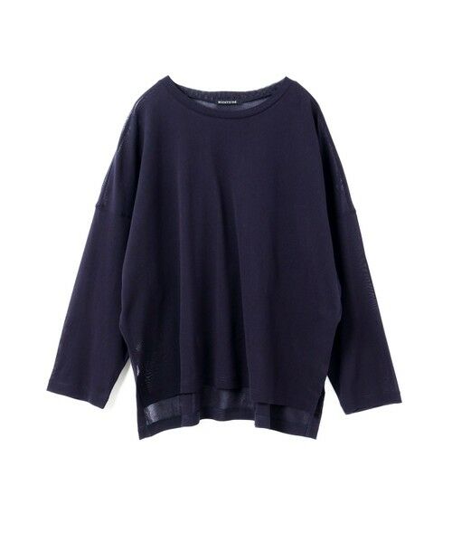 mizuiro ind / ミズイロインド カットソー | mizuiro ind メッシュロングスリーブワイドT | 詳細8
