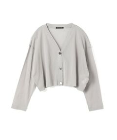 mizuiro ind / ミズイロインド カーディガン・ボレロ | mizuiro ind メッシュVネックショートカーディガン