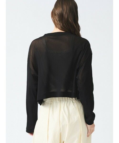 Mie♡即購入⭕️出品 セール】 mizuiro ind メッシュVネックショートカーディガン